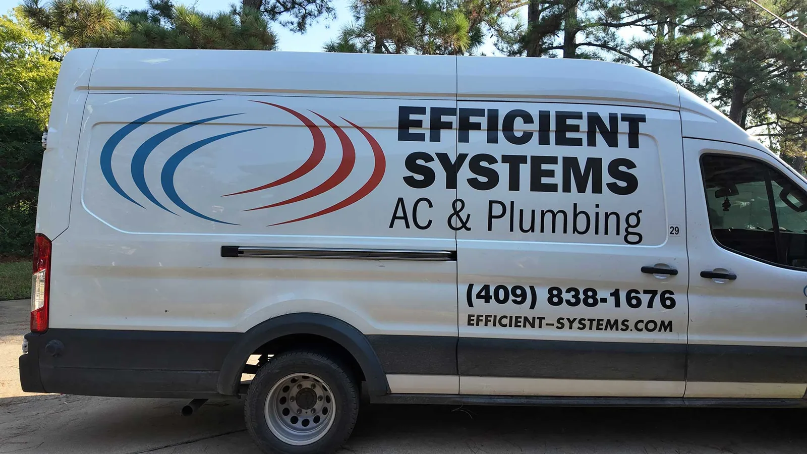 Efficient Systems AC & Plumbing service van