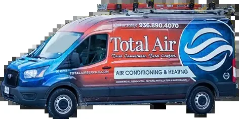 Total Air Service van in company livery
