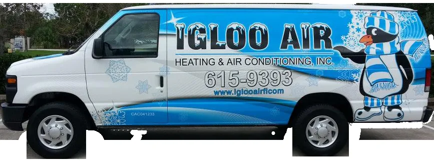 Igloo Air Heating & Air Conditioning service van