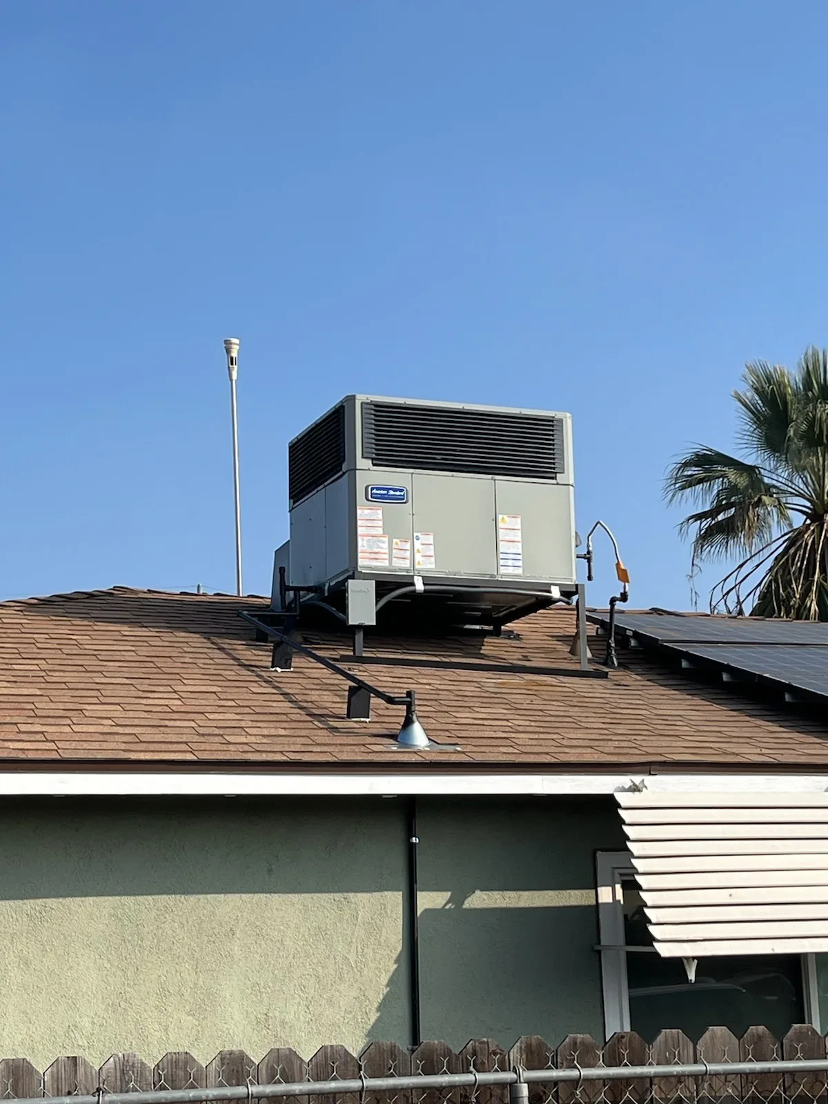 Packaged heating and air conditioning unit installed by PR Plumbing, Heating & Air Conditioning