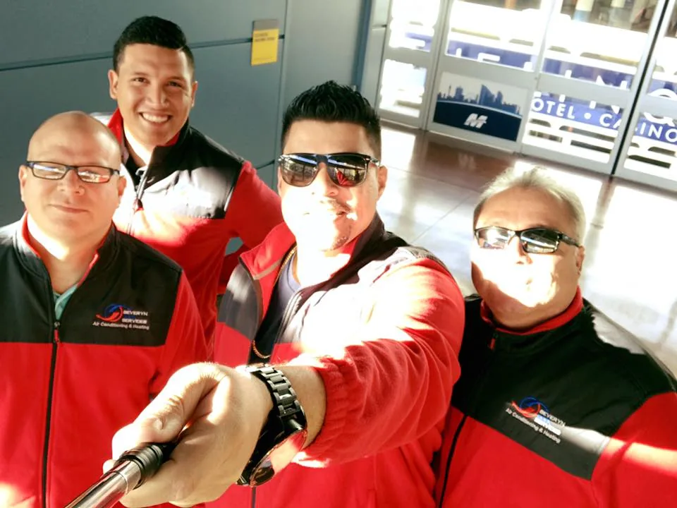 Severyn Cool Services team in company jackets