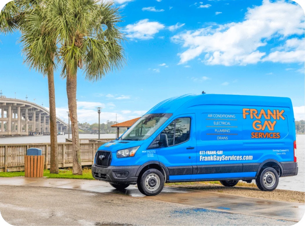 Frank Gay Services branded service van