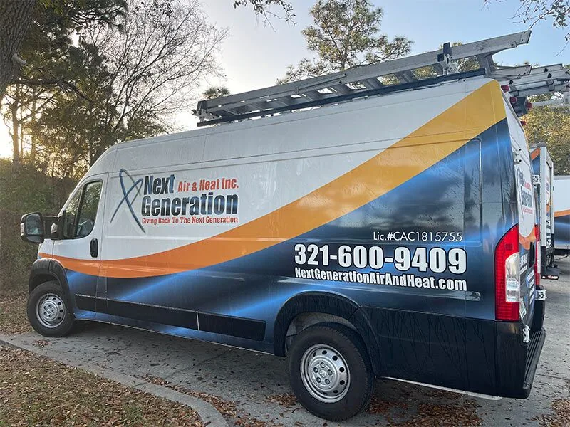 Next Generation Air & Heat service van
