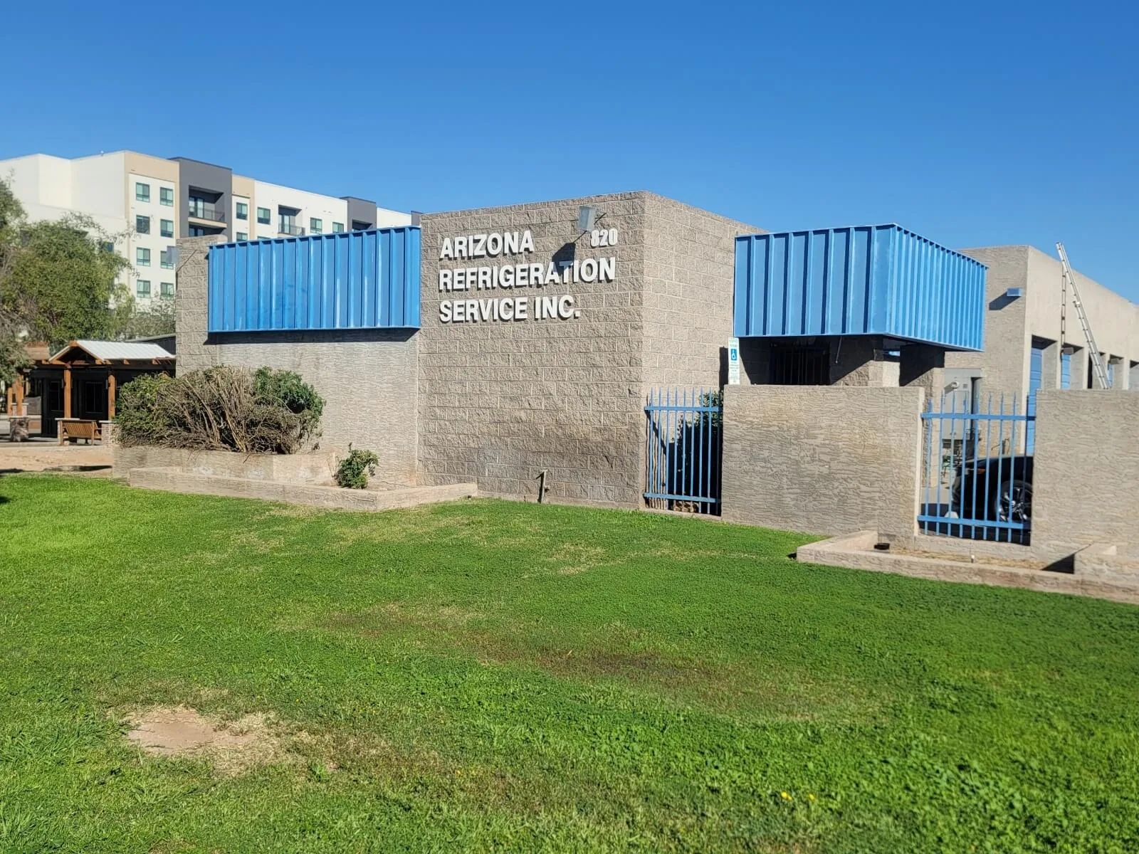 Arizona Refrigeration Service office building on W 1st St in Tempe