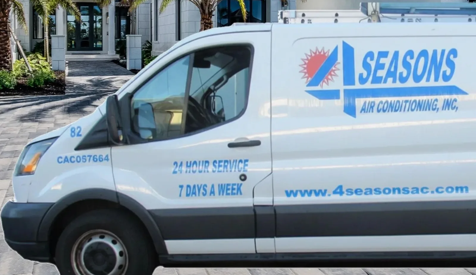Four Seasons Air Conditioning service van