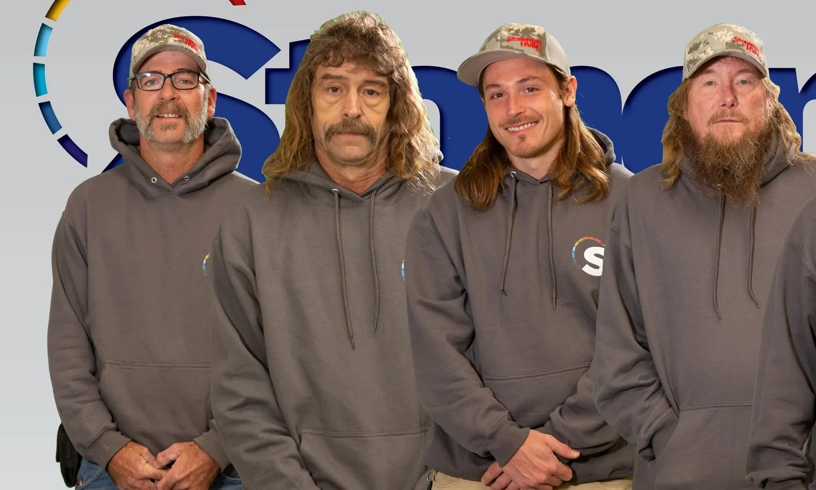 Stoneman HVAC service technicians, 2021 group photo