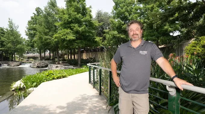 Rusty Hoermann, owner of Alamo Comfort, in San Antonio