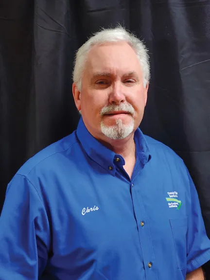 Chris, a member of the County Wide Service team