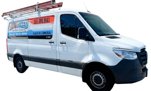 Advanced Heating & Air Conditioning service van