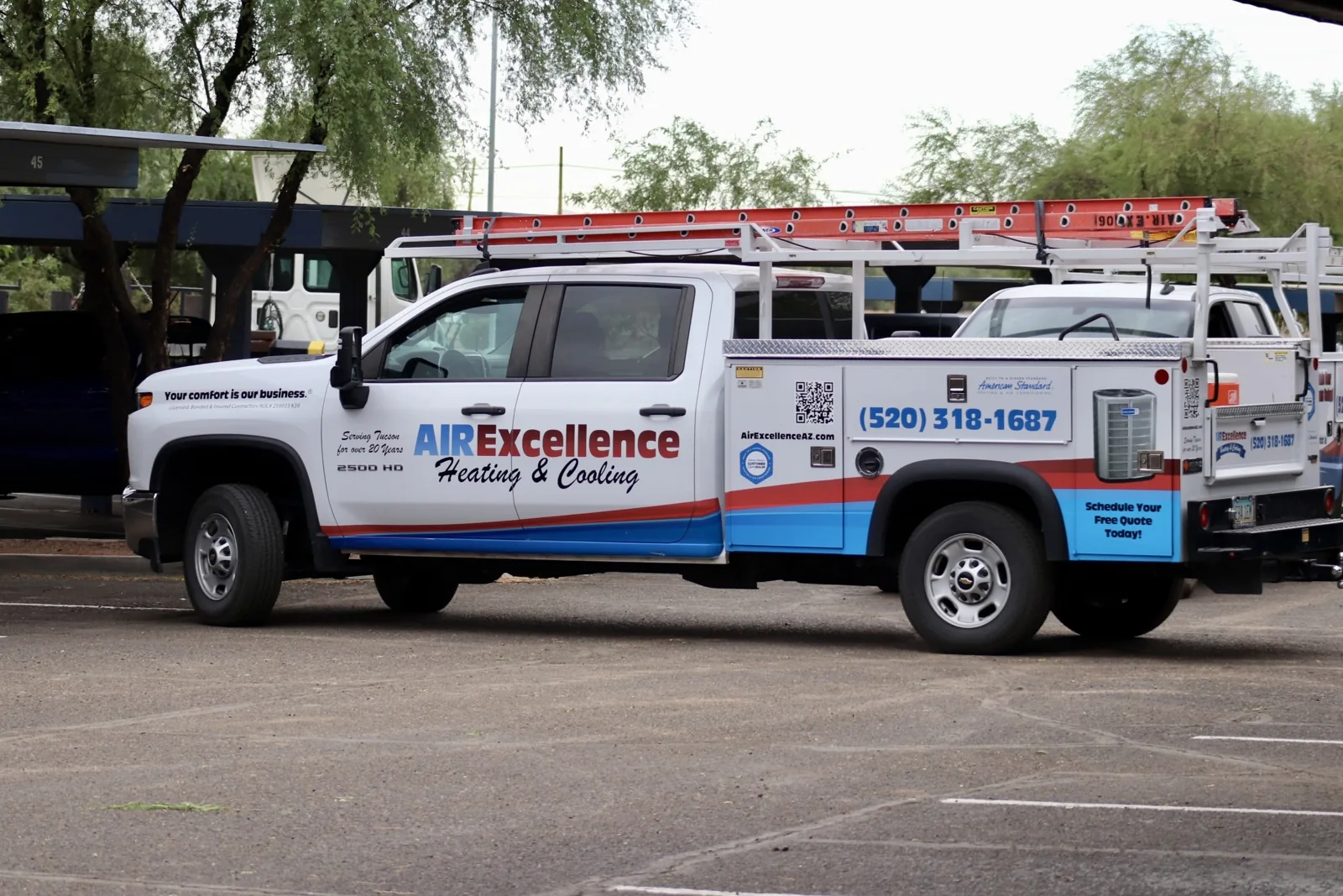 Air Excellence Heating & Cooling service truck