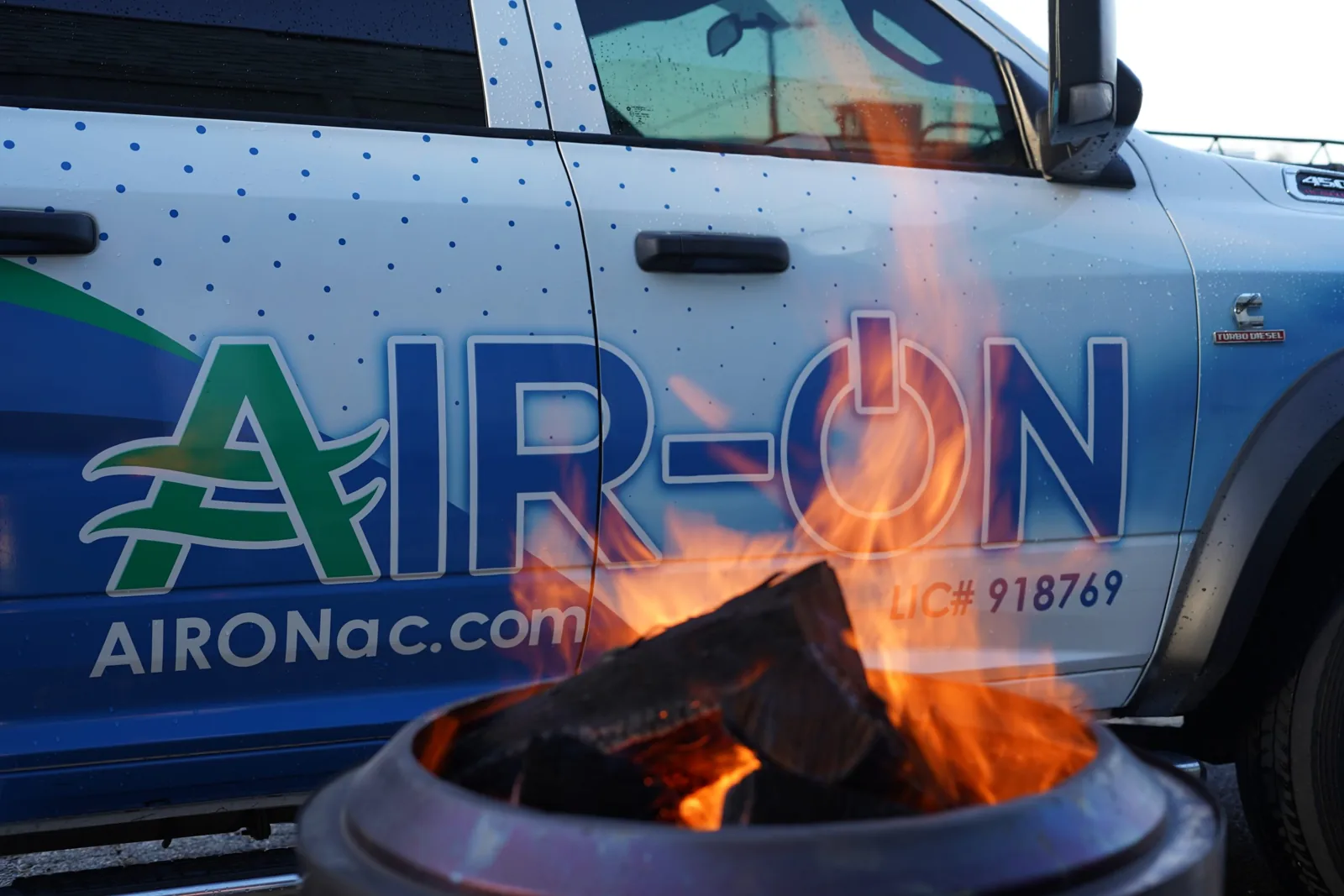 Air-On Heating & Cooling service truck